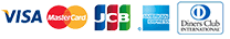 クレジットカードロゴ VISA Master Card JCB American Express Diners Club